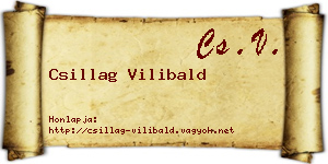 Csillag Vilibald névjegykártya